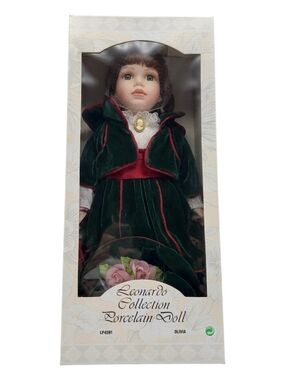 Leonardo Collection Porcelain Doll - OLIVIA